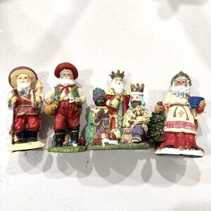 Vintage 1990s International Christmas Santa’s